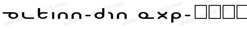Altinn-DIN Exp字体转换